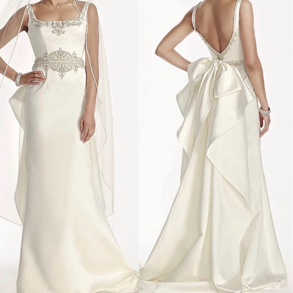 Oleg Cassini Ivory Wedding Dress